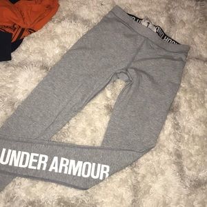 Grey under armour leggings